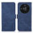 Leather Case Stands Flip Cover Holder K09Z for Huawei Honor Magic6 Lite 5G Blue