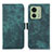 Leather Case Stands Flip Cover Holder K09Z for Motorola Moto Edge (2023) 5G Green