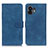 Leather Case Stands Flip Cover Holder K09Z for Nothing Phone 2 Blue