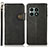 Leather Case Stands Flip Cover Holder K09Z for OnePlus 10 Pro 5G Black