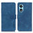 Leather Case Stands Flip Cover Holder K09Z for Oppo A1 5G Blue