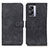 Leather Case Stands Flip Cover Holder K09Z for Oppo A56S 5G Black