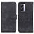 Leather Case Stands Flip Cover Holder K09Z for Oppo A77 5G Black