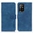 Leather Case Stands Flip Cover Holder K09Z for Oppo A94 5G Blue