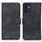 Leather Case Stands Flip Cover Holder K09Z for Oppo Find X5 Lite 5G Black