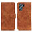 Leather Case Stands Flip Cover Holder K09Z for Oppo K10 5G