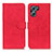 Leather Case Stands Flip Cover Holder K09Z for Oppo K10 5G Red