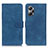 Leather Case Stands Flip Cover Holder K09Z for Oppo K10 Pro 5G Blue