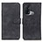 Leather Case Stands Flip Cover Holder K09Z for Oppo Reno5 A Black