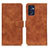 Leather Case Stands Flip Cover Holder K09Z for Oppo Reno7 5G