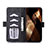 Leather Case Stands Flip Cover Holder K09Z for Sharp Aquos R8s