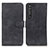 Leather Case Stands Flip Cover Holder K09Z for Sony Xperia 1 III Black