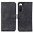 Leather Case Stands Flip Cover Holder K09Z for Sony Xperia 10 IV Black