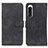 Leather Case Stands Flip Cover Holder K09Z for Sony Xperia 5 IV Black