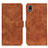 Leather Case Stands Flip Cover Holder K09Z for Sony Xperia Ace III SO-53C