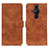 Leather Case Stands Flip Cover Holder K09Z for Sony Xperia PRO-I Brown