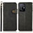 Leather Case Stands Flip Cover Holder K09Z for Xiaomi Mi 11T Pro 5G Black