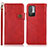 Leather Case Stands Flip Cover Holder K09Z for Xiaomi POCO M3 Pro 5G Red