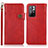 Leather Case Stands Flip Cover Holder K09Z for Xiaomi Poco M4 Pro 5G Red