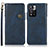 Leather Case Stands Flip Cover Holder K09Z for Xiaomi Poco X4 NFC Blue