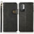 Leather Case Stands Flip Cover Holder K09Z for Xiaomi Redmi Note 10 5G