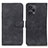 Leather Case Stands Flip Cover Holder K09Z for Xiaomi Redmi Note 12 Turbo 5G Black