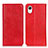 Leather Case Stands Flip Cover Holder K10Z for Samsung Galaxy A23s Red