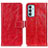 Leather Case Stands Flip Cover Holder KZ04 for Samsung Galaxy M23 5G Red