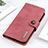 Leather Case Stands Flip Cover Holder KZ2 for Google Pixel 6a 5G Pink
