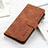 Leather Case Stands Flip Cover Holder KZ3 for Huawei Honor X8a 4G