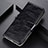 Leather Case Stands Flip Cover Holder KZ4 for Huawei Nova 8i Black