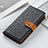 Leather Case Stands Flip Cover Holder KZ5 for Google Pixel 6a 5G Black