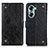 Leather Case Stands Flip Cover Holder KZ6 for Huawei Honor 60 Pro 5G