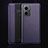Leather Case Stands Flip Cover Holder L01 for Oppo A77 5G Purple
