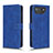 Leather Case Stands Flip Cover Holder L01Z for Asus ROG Phone 7 Pro Blue