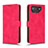 Leather Case Stands Flip Cover Holder L01Z for Asus ROG Phone 7 Pro Hot Pink