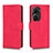 Leather Case Stands Flip Cover Holder L01Z for Asus Zenfone 9 Hot Pink