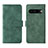 Leather Case Stands Flip Cover Holder L01Z for Google Pixel 7 Pro 5G Green