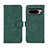 Leather Case Stands Flip Cover Holder L01Z for Google Pixel 8 Pro 5G Green