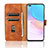 Leather Case Stands Flip Cover Holder L01Z for Huawei Honor 50 Lite