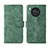 Leather Case Stands Flip Cover Holder L01Z for Huawei Honor 50 Lite Green