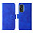 Leather Case Stands Flip Cover Holder L01Z for Huawei Honor 50 SE 5G Blue