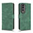 Leather Case Stands Flip Cover Holder L01Z for Huawei Honor 80 Pro Flat 5G Green