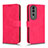 Leather Case Stands Flip Cover Holder L01Z for Huawei Honor 80 Pro Flat 5G Hot Pink