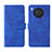 Leather Case Stands Flip Cover Holder L01Z for Huawei Nova 8i Blue
