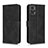 Leather Case Stands Flip Cover Holder L01Z for Motorola Moto E22 Black