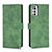 Leather Case Stands Flip Cover Holder L01Z for Motorola Moto E32s Green