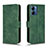 Leather Case Stands Flip Cover Holder L01Z for Motorola Moto G14 Green