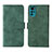 Leather Case Stands Flip Cover Holder L01Z for Motorola Moto G22 Green