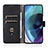 Leather Case Stands Flip Cover Holder L01Z for Motorola Moto G41